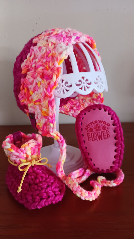 Baby Bonnet Set