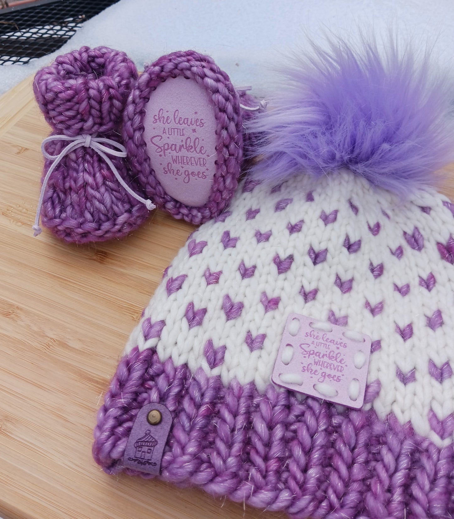 Baby bootie set