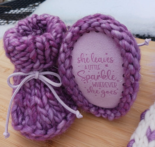 Baby bootie set