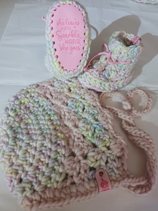 Baby Bonnet Set