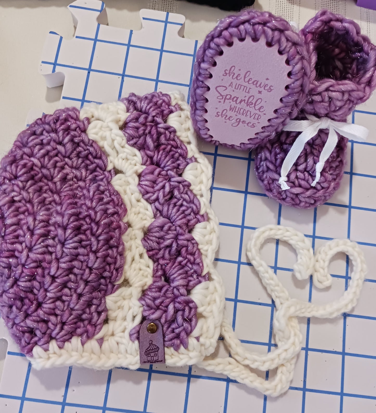 Baby Bonnet Set