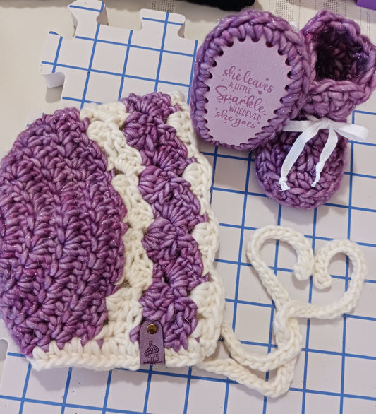 Baby Bonnet Set